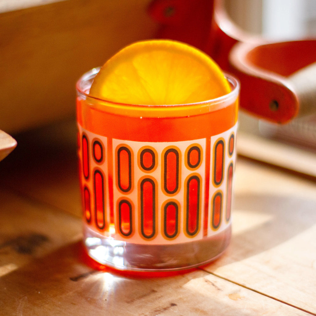 Dots & Dashes White Rocks Glass - touchGOODS