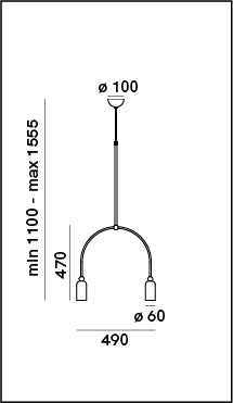 MADAME 288.03 Double Pendant Light - touchGOODS