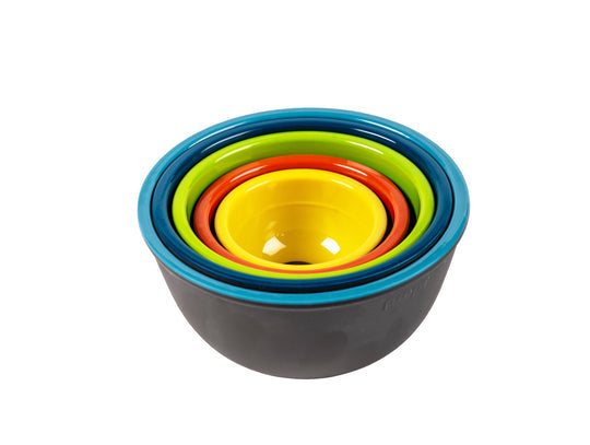 Two-Tone Melamine Pinch Bowl - 5 Piece Set - touchGOODS