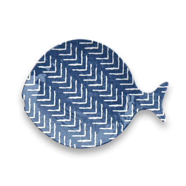 Indigo Oasis Melamine Cat Dishes - touchGOODS