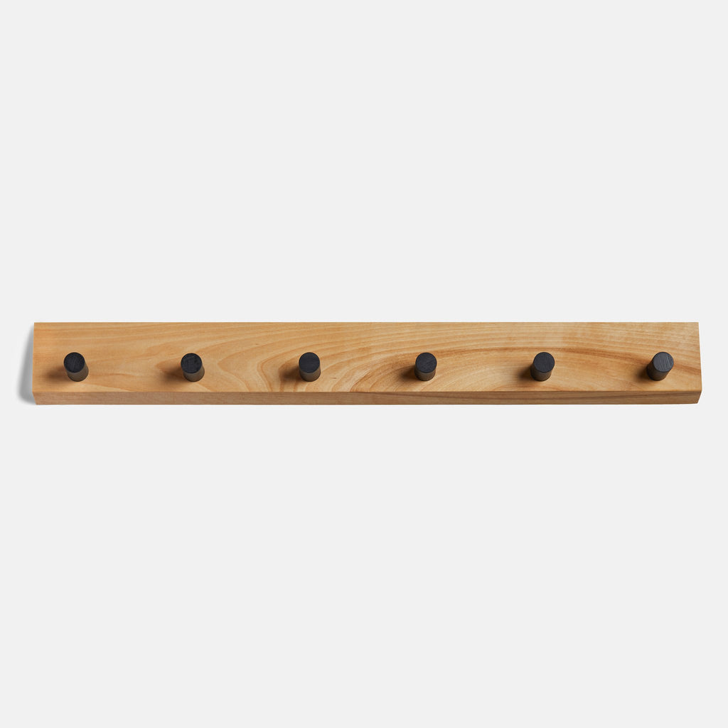 PYRAMID 6 Peg Wall Hook in Birch - touchGOODS