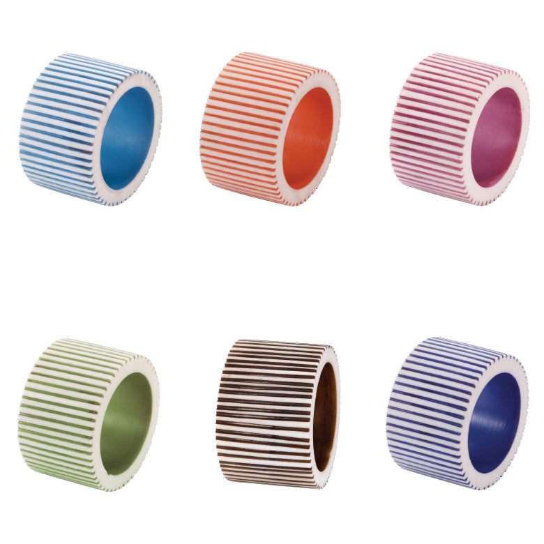 Pinstripe Napkin Ring - touchGOODS