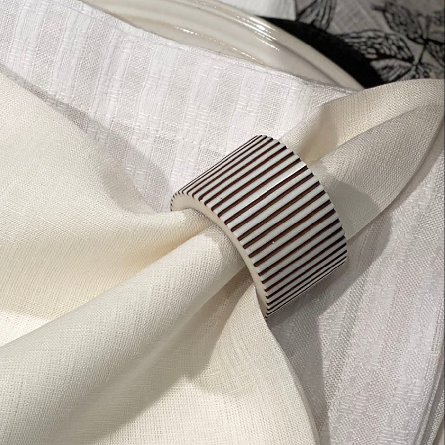 Pinstripe Napkin Ring - touchGOODS