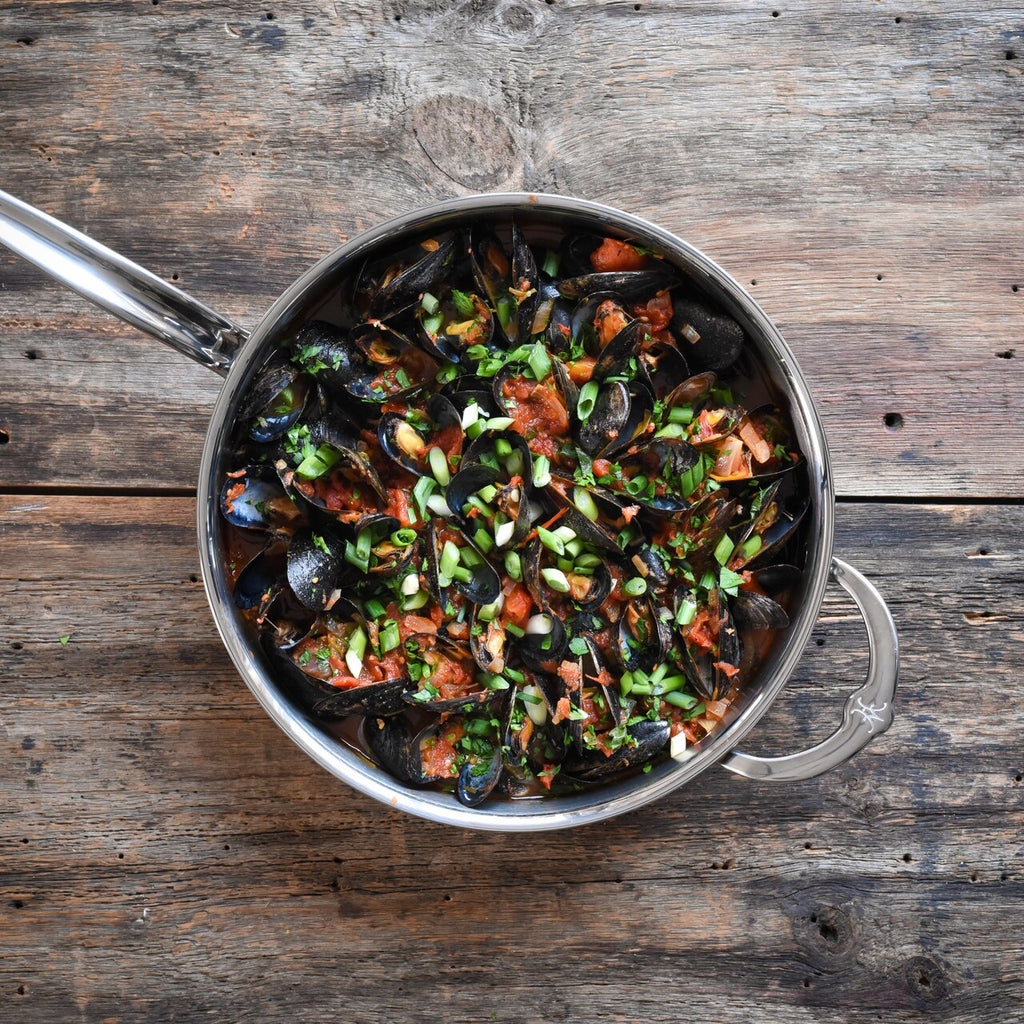 ProBond Professional Clad Stainless Steel Sauté Pans with Lid - touchGOODS