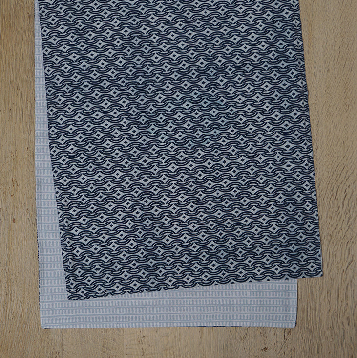 Indigo Table Runner by Thomas O'Brien - touchGOODS