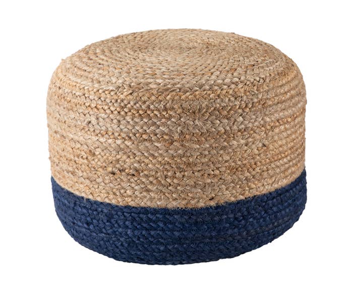 Small Saba Jute Pouf - touchGOODS
