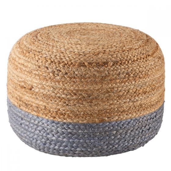 Small Saba Jute Pouf | touchGOODS