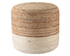 Large Saba Jute Pouf - touchGOODS