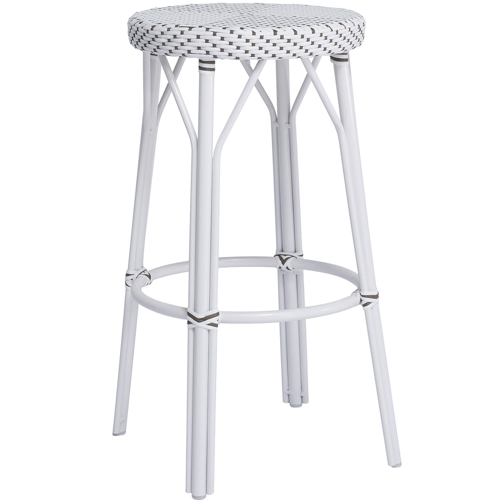 Simone Exterior Bar Stool AluRattan - touchGOODS