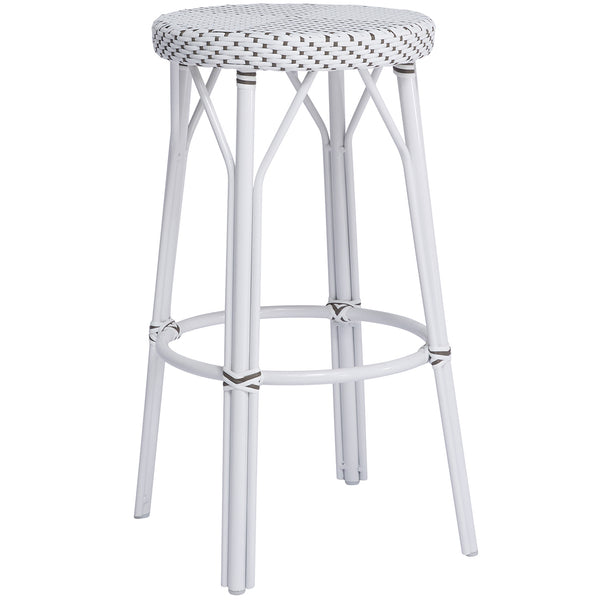 Simone Exterior Bar Stool AluRattan - touchGOODS