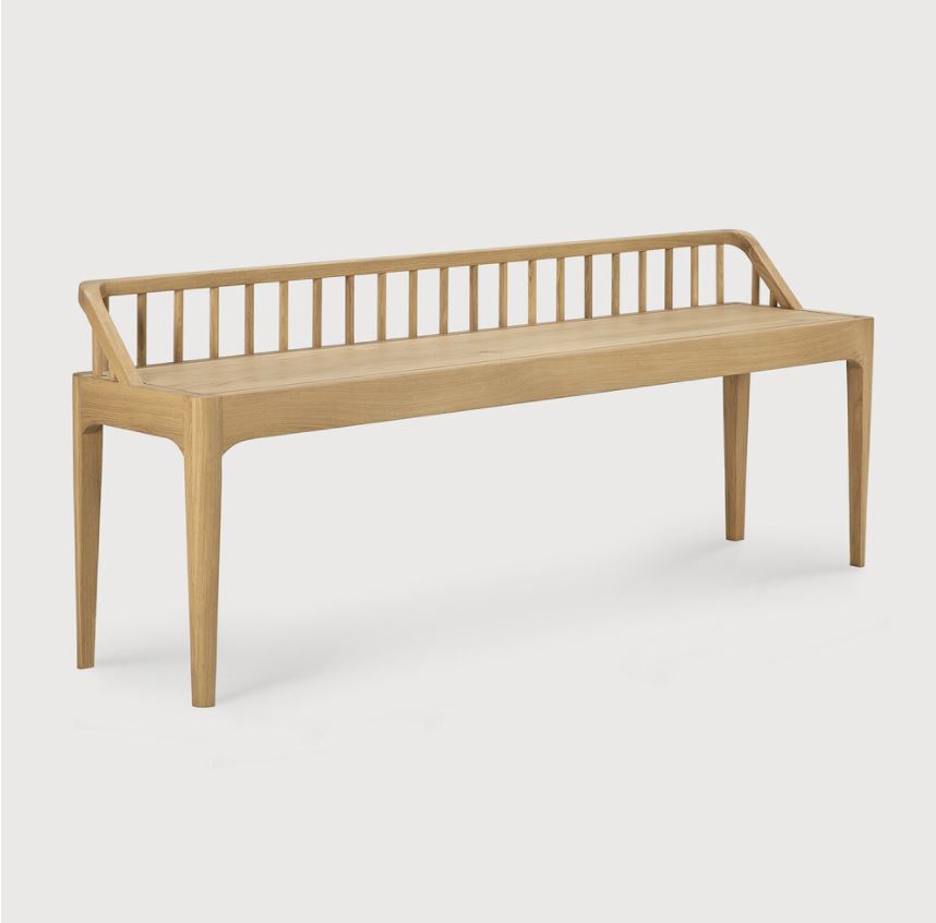 Oak Spindle Bench - touchGOODS