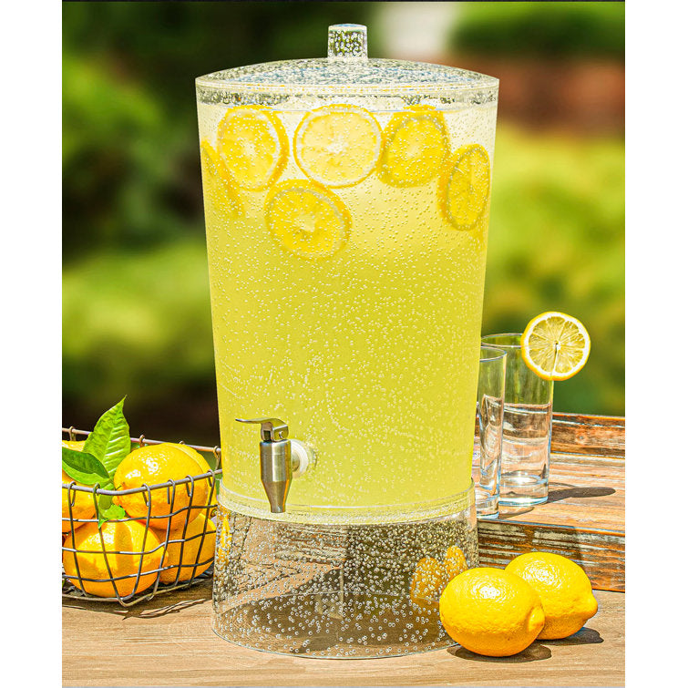 Fizz Acrylic Beverage Dispenser, 2.5 Gallon - touchGOODS