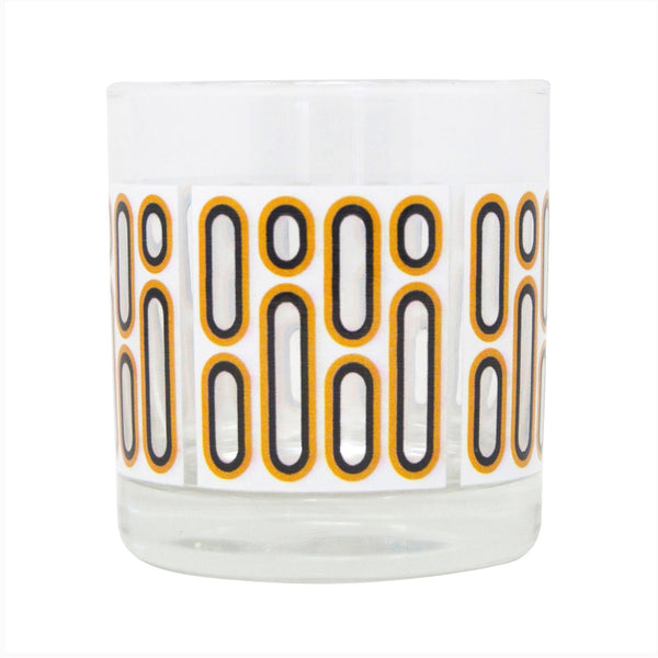 Dots & Dashes White Rocks Glass - touchGOODS