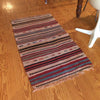 Vintage Turkish Striped Kilim Runner 2′2″ × 4′3″ | touchGOODS