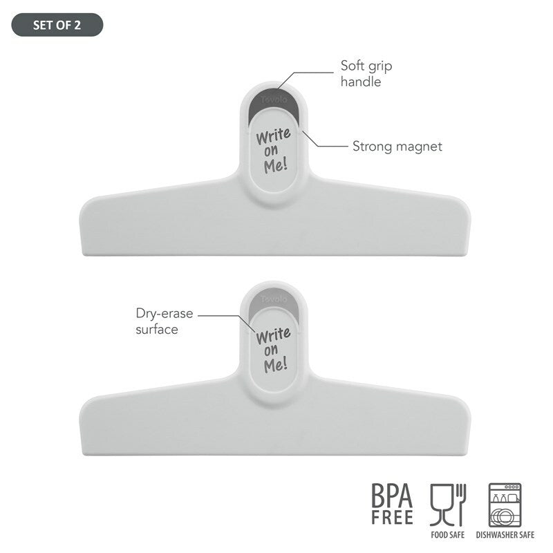 Magnetic Bag Clips (Set of 2 - XL) - touchGOODS