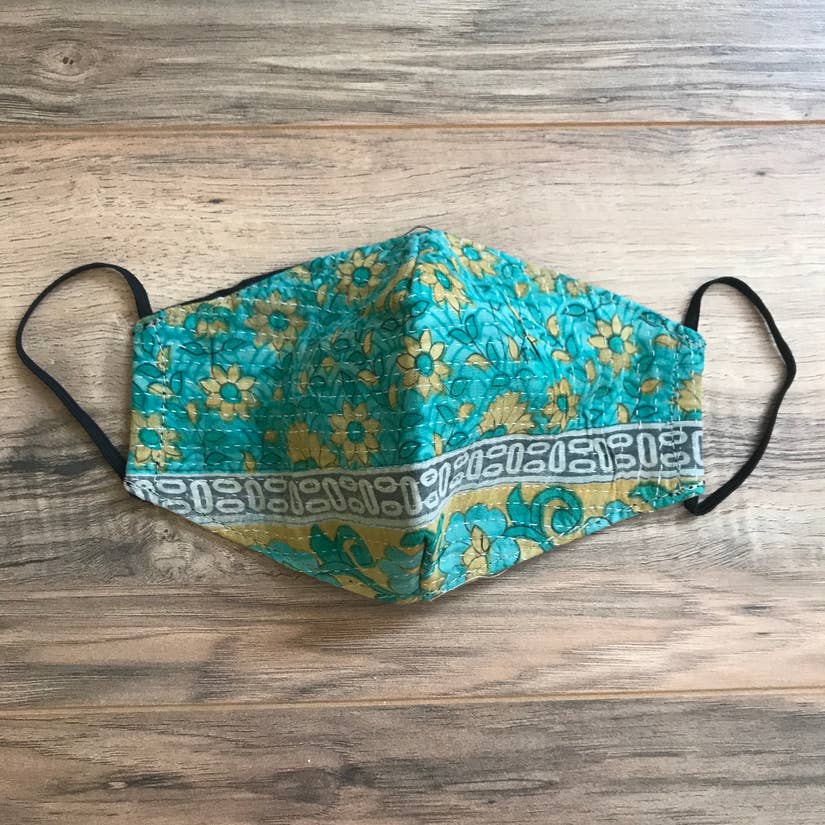 Kantha Face Masks - touchGOODS