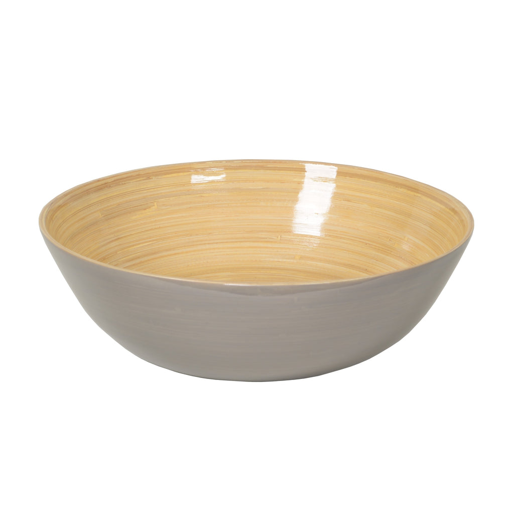 Large Shallow Bamboo Bowl - touchGOODS