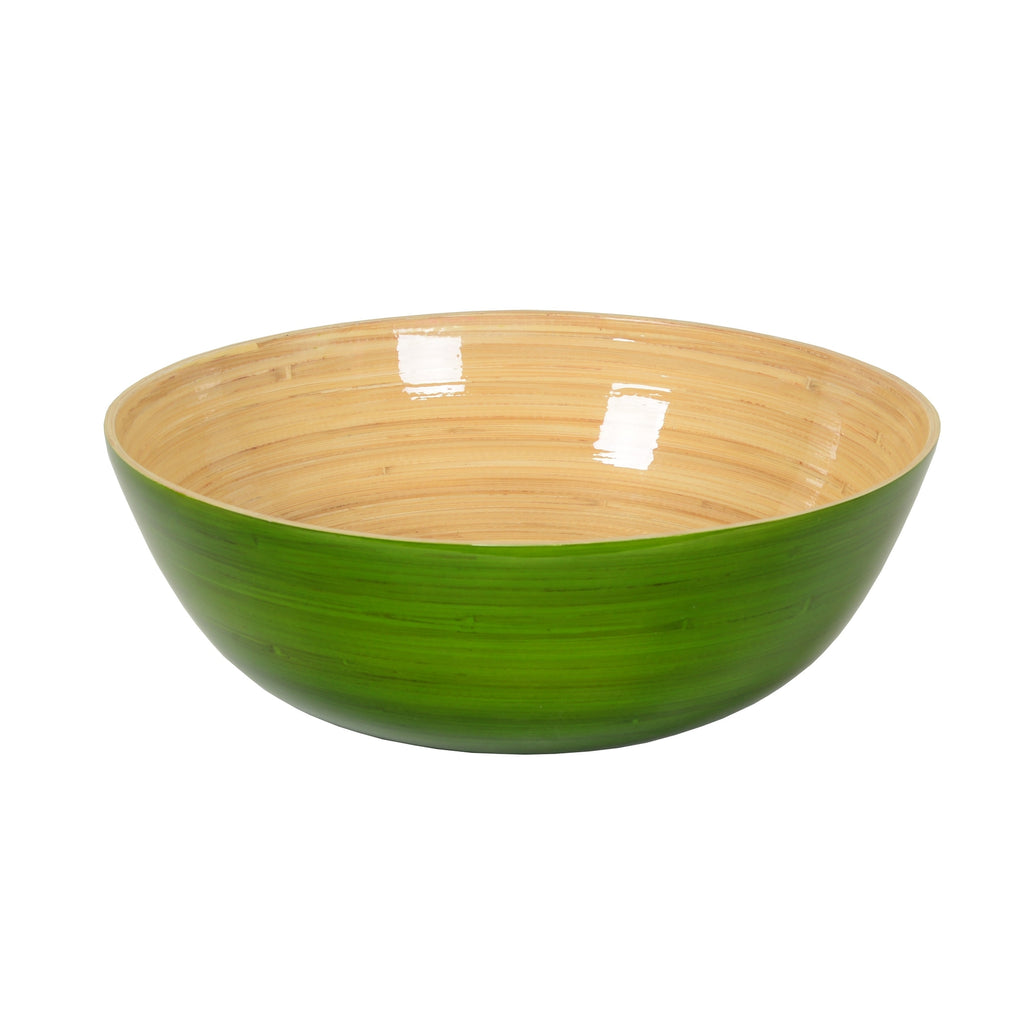 Large Shallow Bamboo Bowl - touchGOODS