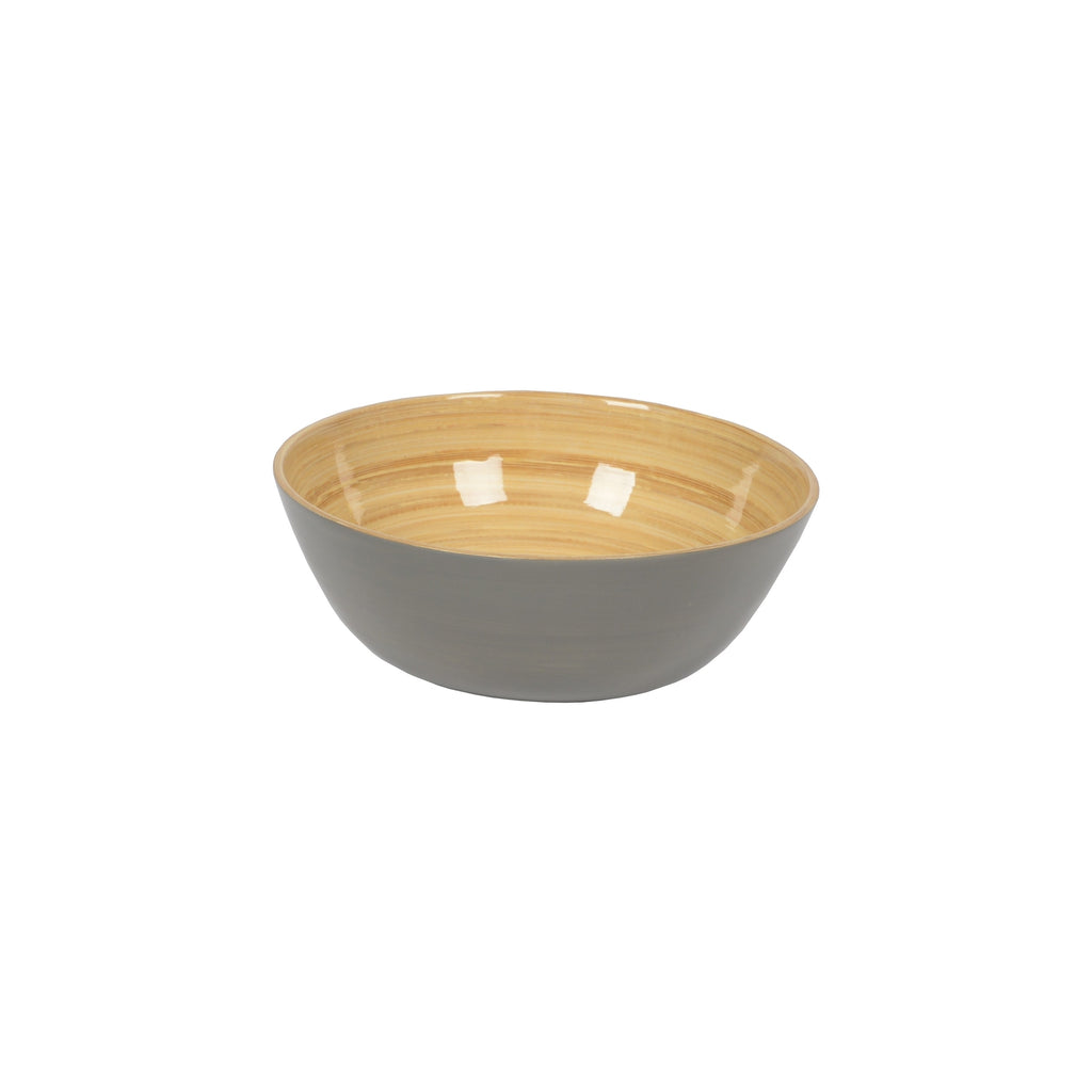 Medium Shallow Bamboo Salad Bowl - touchGOODS