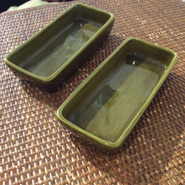 Vintage Bitossi Olive Dishes - Set of 2 | touchGOODS