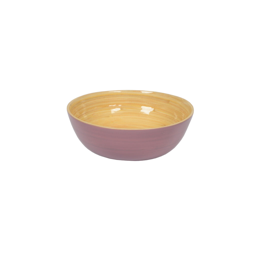 Medium Shallow Bamboo Salad Bowl - touchGOODS