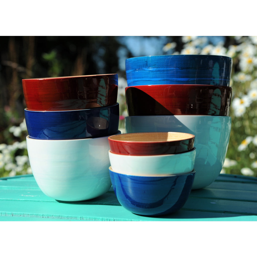 Mini Shallow Bamboo Bowl - touchGOODS