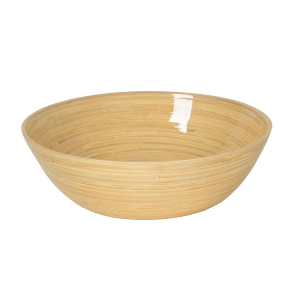 Large Shallow Bamboo Bowl - touchGOODS