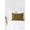 OLIVE GREEN LINEN PILLOWCASE - touchGOODS