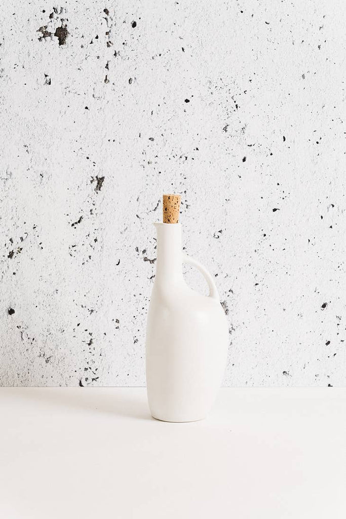 Stoneware Olive Oil Bottle | Canard 34oz - touchGOODS