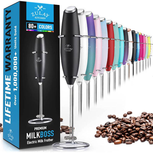High Powered Milk Frother Foam Maker for Lattes, Cappuccinos - touchGOODS