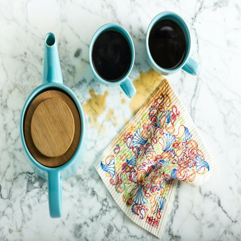 Paisley Multi Swedish Cloth - touchGOODS