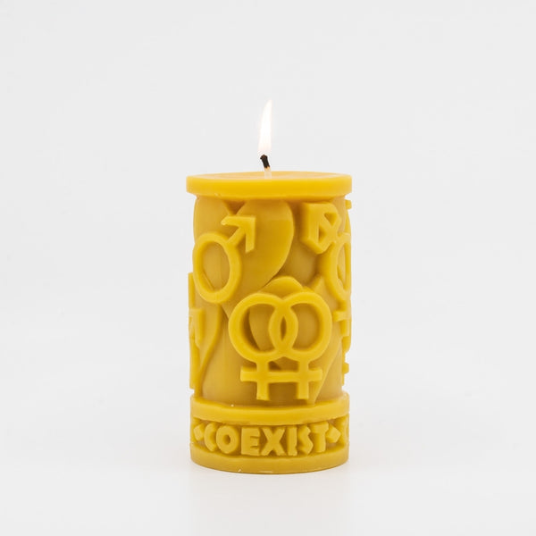 Beeswax Coexist in Love Pillar - touchGOODS