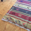 Vintage Turkish Striped Kilim Runner 3′4″ × 5′4″ | touchGOODS