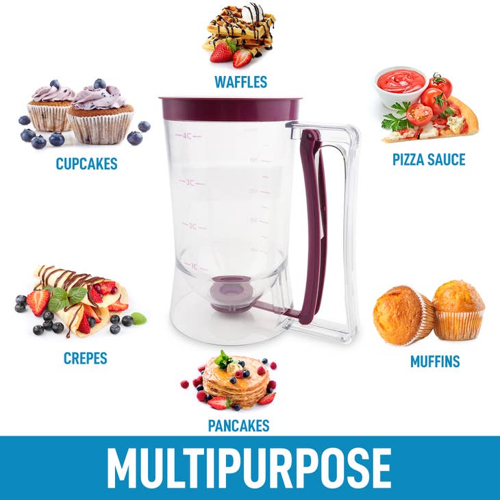 Zulay Kitchen 4 Cup Pancake Batter Dispenser - touchGOODS