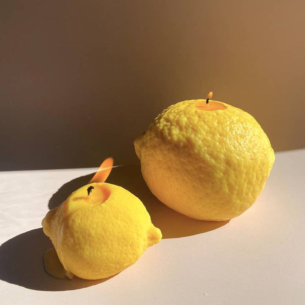 Large Lemon Candle - touchGOODS