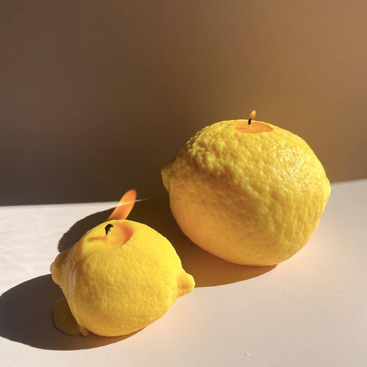 Large Lemon Candle - touchGOODS