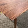 Custom Mid-Century Modern Black Walnut Dining Table | touchGOODS