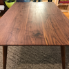 Custom Mid-Century Modern Black Walnut Dining Table | touchGOODS