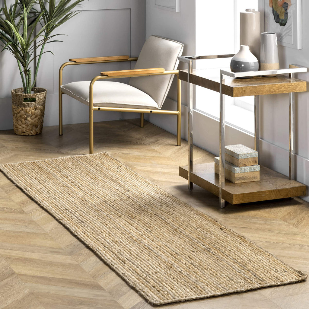 Hand Woven Rigo 100% Jute Rug - touchGOODS