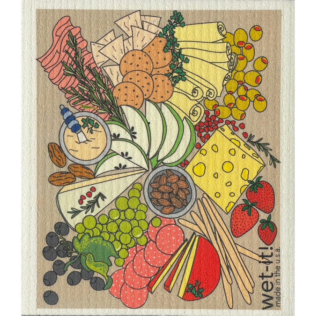 Charcuterie Eats Swedish Cloth - touchGOODS