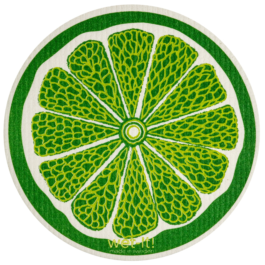 Lime Round Swedish Cloth - touchGOODS