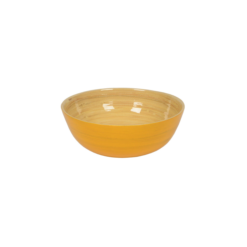 Medium Shallow Bamboo Salad Bowl - touchGOODS