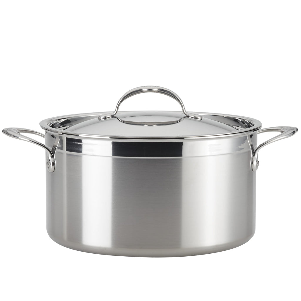 ProBond Professional Clad Stainless Steel Stockpot, 8-Quart with Lid - touchGOODS