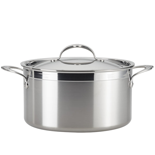 ProBond Professional Clad Stainless Steel Stockpot, 8-Quart with Lid - touchGOODS
