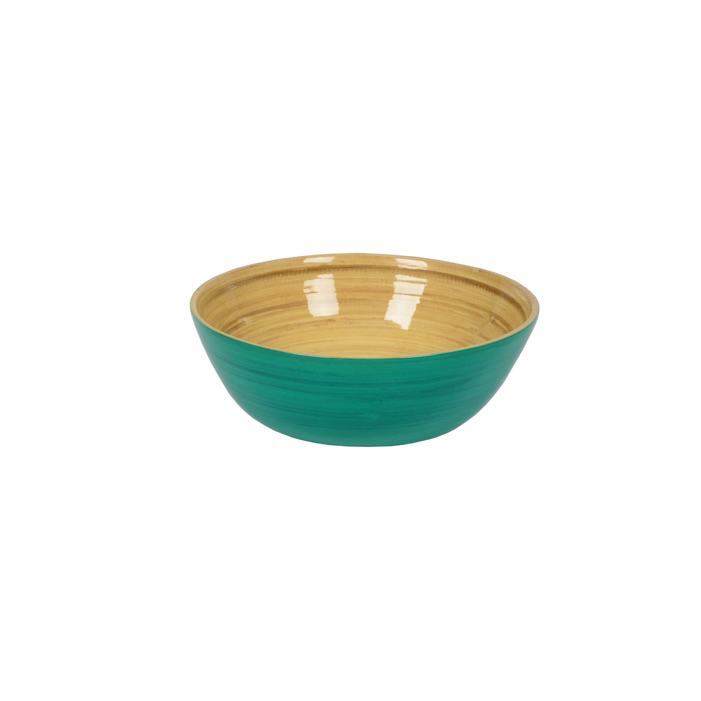 Medium Shallow Bamboo Salad Bowl - touchGOODS