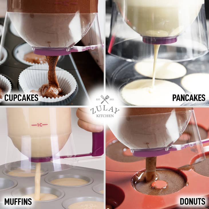 Zulay Kitchen 4 Cup Pancake Batter Dispenser - touchGOODS