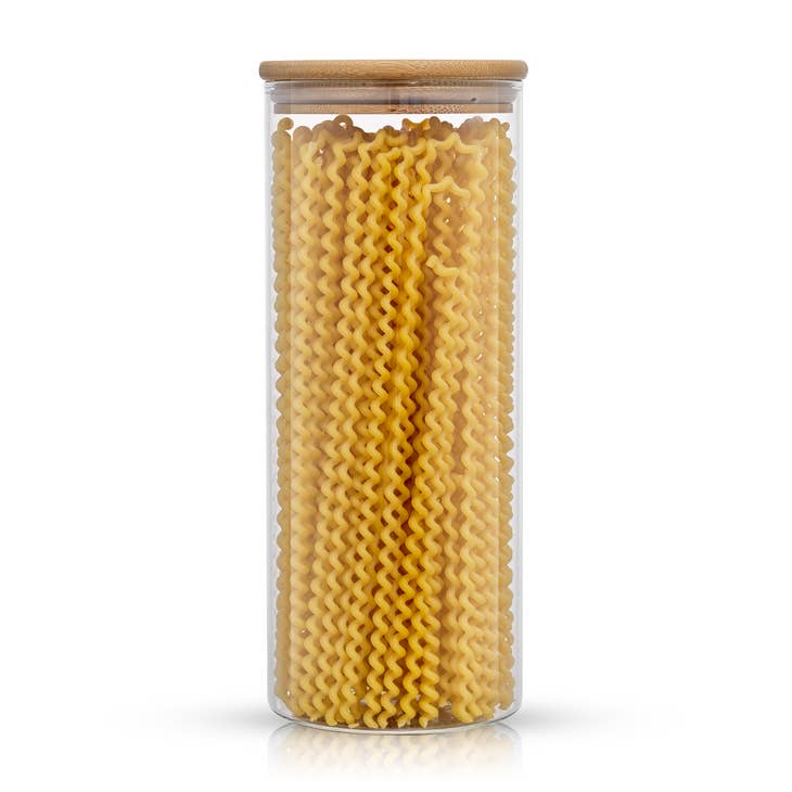 Borosilicate Glass Jars With Bamboo Lids - touchGOODS