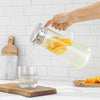 Breeze Glass Drink Water Pitcher with Stainless Steel Lid - touchGOODS