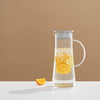 Breeze Glass Drink Water Pitcher with Stainless Steel Lid - touchGOODS