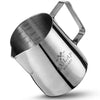 Stainless Steel Frothing Pitcher with Measurements  20oz - touchGOODS
